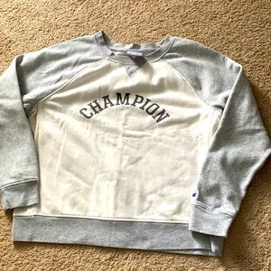 Champion sweatshirt.